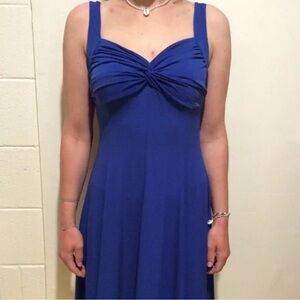 Moda International Blue Cocktail Dress size Medium